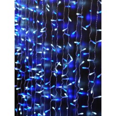 Гирлянда "Занавес" 500 LED 250х150см уличная соед. до 6 мод. син./бел. SHLights 4690601041302