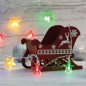 Гирлянда светодиодная "Звездочки" 1.5м 10LED мультиколор 0.1Вт IP20 провод ПВХ прозр. элементы питания 2хAA (не в компл.) Neon-N