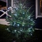Гирлянда светодиодная "Твинкл Лайт" 10м 100LED бел. 10Вт 220-240В IP65 с контроллером 8 режимов провод ПВХ черн. Neon-Night 303-