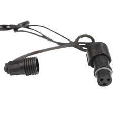 Гирлянда светодиодная "Твинкл Лайт" 10м 100LED бел. 10Вт 220-240В IP65 с контроллером 8 режимов провод ПВХ черн. Neon-Night 303-