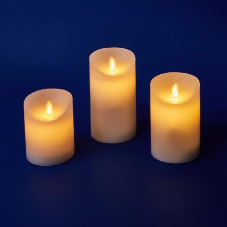 Фигура ULD-F055 WARM WHITE RC CANDLE SET3 "Свеча" на батарейках 2AA (не в/к) диммир. 1 LED пульт ДУ (в/к) (уп.3шт) Uniel UL-0000