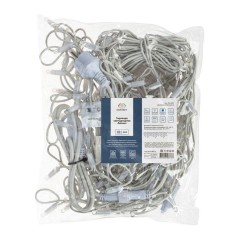 Гирлянда светодиодная "Айсикл" (бахрома) 5.6х0.9м 240LED син. 16Вт 230В IP67 провод каучук бел. Neon-Night 255-283