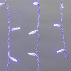 Гирлянда светодиодная "Айсикл" (бахрома) 5.6х0.9м 240LED син. 16Вт 230В IP67 провод каучук бел. Neon-Night 255-283