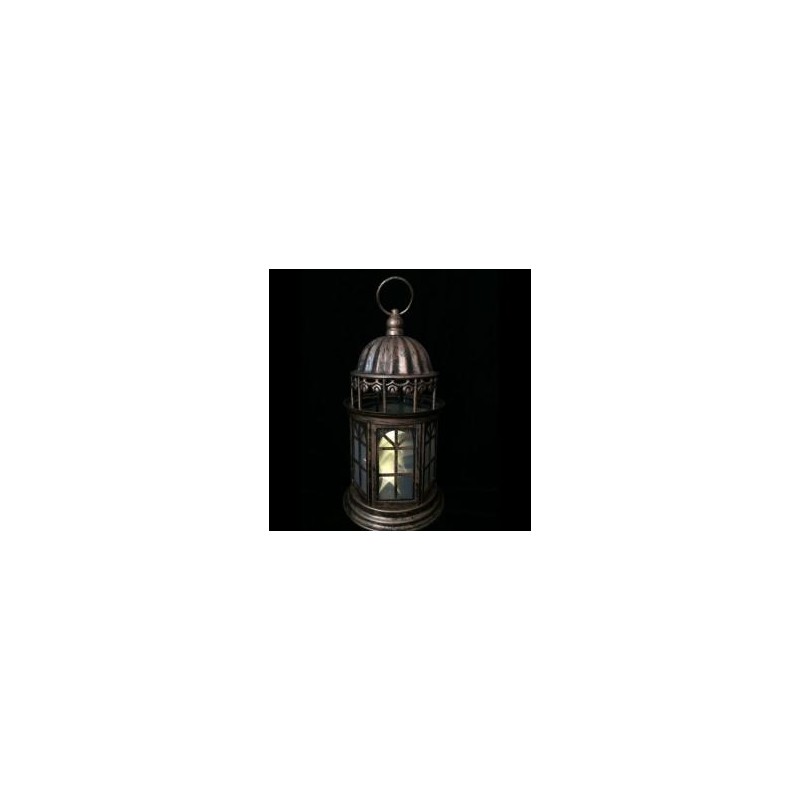 Светильник светодиодный декоративный "Фонарь" LN3-LD10-WW-ВО 26х13см 10 LED корич. SHLights 4690601047373 Светильник светодиодный декоративный "Фонарь" LN3-LD10-WW-ВО 26х13см 10 LED корич. SHLights 4690601047373
