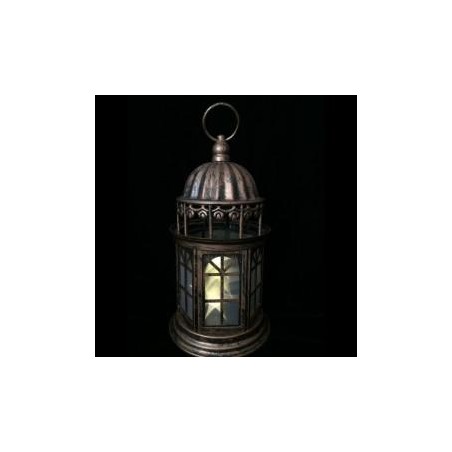 Светильник светодиодный декоративный "Фонарь" LN3-LD10-WW-ВО 26х13см 10 LED корич. SHLights 4690601047373