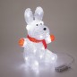 Фигура светодиодная акриловая "Олененок в шарфе" 20х17х30см 24LED 1Вт IP20 элементы питания 2хAA (не в компл.) Neon-Night 513-31