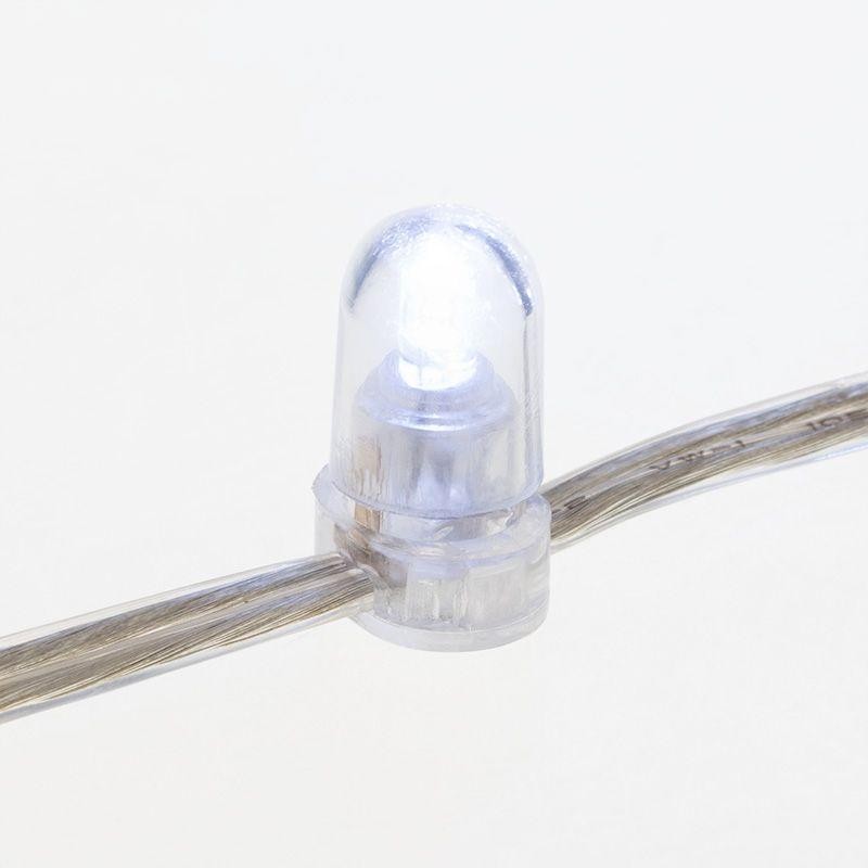 Гирлянда светодиодная "LED ClipLight" шаг 15см 665LED бел. 80Вт 12В IP65 провод ПВХ прозр. (уп.100м) Neon-Night 325-155