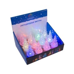 Фигура светодиодная "Елочка маленькая" 1LED RGB 0.1Вт IP20 на подставке элементы питания 3хAG13(LR44) (в компл.) Neon-Night 501-