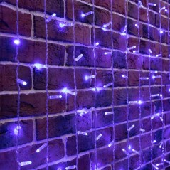 Гирлянда светодиодная "Светодиодный Дождь" 2х6м 768LED син. 70Вт 230В IP65 постоян. свечение провод прозр. (нужен шнур питания 3