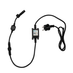 Гирлянда светодиодная "LED ClipLight" 3 нити х10м 198LED мультиколор 18Вт 24В IP65 трансф. в компл. Neon-Night 323-319