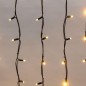 Гирлянда светодиодная "Айсикл" (бахрома) 3.2х0.9м 120LED тепл. бел. 12Вт IP67 провод каучук черн. (нужен шнур питания 315-000) N