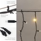 Гирлянда светодиодная "Айсикл" (бахрома) 3.2х0.9м 120LED тепл. бел. 12Вт IP67 провод каучук черн. (нужен шнур питания 315-000) N