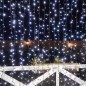 Гирлянда светодиодная "Светодиодный Дождь" 2х3м 760LED бел. 78Вт 230В IP65 постоян. свечение провод черн. Neon-Night 235-145
