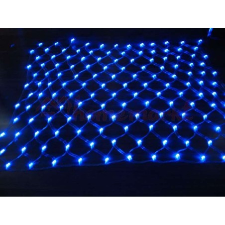 Гирлянда сеть 1.5х1м NTLD144-B-E-F 10% мигающих LED B уличная IP44 син. SHLights 4690601034779