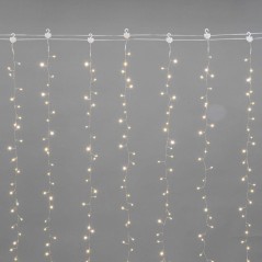Гирлянда светодиодный занавес из росы "Фейерверк" 3х2м 600 LED IP20 230В тепл. бел. Neon-Night 315-856