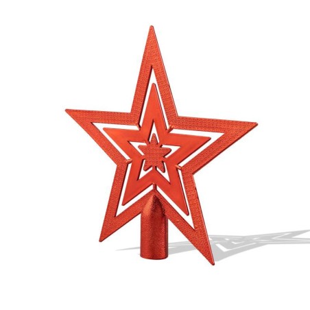 Фигура "Звезда" 20см IP20 на елку красн. Neon-Night 501-005