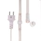 Гирлянда светодиодная "LED Galaxy Bulb String" 10м 6х30LED тепл. бел. 25Вт IP65 провод каучук бел. Neon-Night 331-306