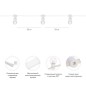 Гирлянда светодиодная "LED Galaxy Bulb String" 10м 6х30LED тепл. бел. 25Вт IP65 провод каучук бел. Neon-Night 331-306