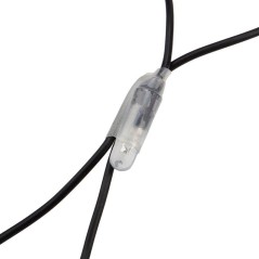 Гирлянда светодиодная "Сеть" 2х0.7м 176LED красн./син. 11Вт 220-240В IP65 провод ПВХ черн. Neon-Night 215-013