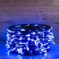 Гирлянда светодиодная "LED ClipLight" 1.5м 665LED син. 80Вт 12В IP65 провод черн. (уп.100м) Neon-Night 325-123