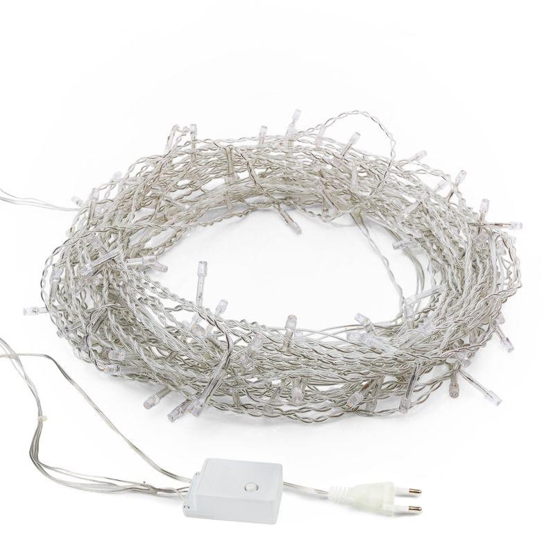 Гирлянда светодиодная "Светодиодный Дождь" 1.5х1.5м 144LED син. 12Вт 230В IP20 с контроллером провод прозр. Neon-Night 235-033 Гирлянда светодиодная "Светодиодный Дождь" 1.5х1.5м 144LED син. 12Вт 230В IP20 с контроллером провод прозр. Neon-Night 235-033
