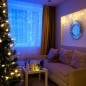 Гирлянда светодиодная "Светодиодный Дождь" 1.5х1.5м 144LED син. 12Вт 230В IP20 с контроллером провод прозр. Neon-Night 235-033 Гирлянда светодиодная "Светодиодный Дождь" 1.5х1.5м 144LED син. 12Вт 230В IP20 с контроллером провод прозр. Neon-Night 235-033