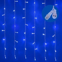 Занавес LED со статическим свечением ULD-C3020-240/STK WHITE IP44 3х2м соед. 240 диодов бел. свет провод прозр. Uniel UL-0000721