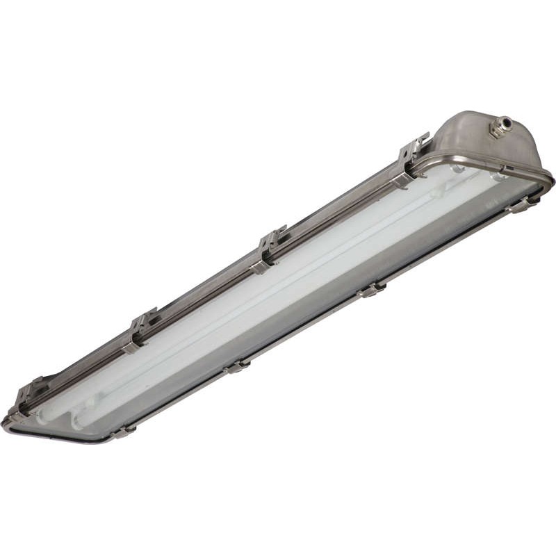 Светильник INOX 236 HF ES1 2х36Вт G13 IP65 потолочный ЭПРА БАП СТ 1077000100