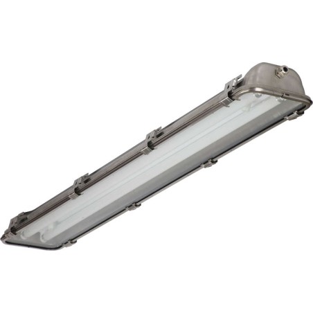 Светильник INOX 236 HF ES1 2х36Вт G13 IP65 потолочный ЭПРА БАП СТ 1077000100