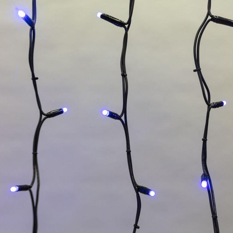 Гирлянда светодиодная "Айсикл" (бахрома) 5.6х0.9м 240LED син. 16Вт 230В IP67 провод каучук черн. Neon-Night 255-243 Гирлянда светодиодная "Айсикл" (бахрома) 5.6х0.9м 240LED син. 16Вт 230В IP67 провод каучук черн. Neon-Night 255-243