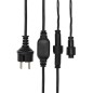 Гирлянда светодиодная "Айсикл" (бахрома) 5.6х0.9м 240LED син. 16Вт 230В IP67 провод каучук черн. Neon-Night 255-243 Гирлянда светодиодная "Айсикл" (бахрома) 5.6х0.9м 240LED син. 16Вт 230В IP67 провод каучук черн. Neon-Night 255-243