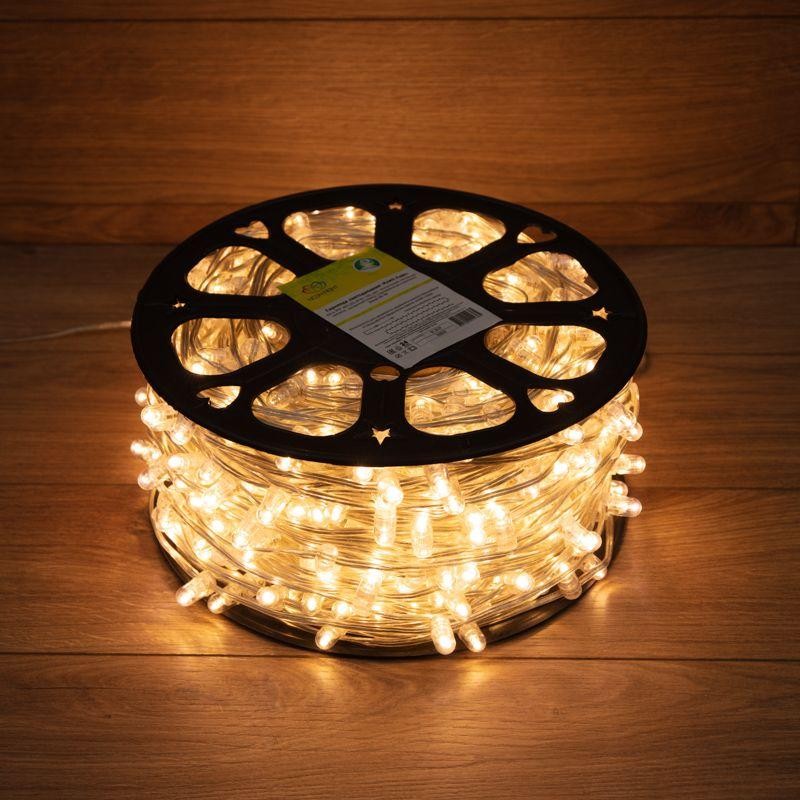 Гирлянда светодиодная "LED ClipLight" шаг 15см 665LED тепл. бел. 80Вт 12В IP65 эффект мерцания flashing бел., провод ПВХ прозр. Гирлянда светодиодная "LED ClipLight" шаг 15см 665LED тепл. бел. 80Вт 12В IP65 эффект мерцания flashing бел., провод ПВХ прозр.