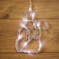 Фигура светодиодная "Снеговик" 195х150х10мм 8LED бел. 1Вт 4.5В IP20 на присоске с подвесом элементы питания 3хAAA (в компл.) Neo