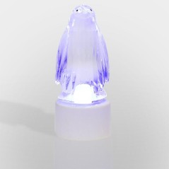 Фигура светодиодная "Пингвин Кристалл" 1LED RGB 0.1Вт IP20 на подставке элементы питания 3хAG13(LR44) (в компл.) Neon-Night 501-
