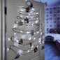 Гирлянда светодиодная "Твинкл Лайт" 10м 80LED бел. 5.7Вт 220-240В IP20 с контроллером 8 режимов провод ПВХ темн. зел. Neon-Night