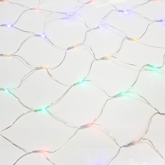 Гирлянда светодиодная "Сеть" 1.8х1.5м 180LED мультиколор 15Вт 220-240В IP20 с контроллером 8 режимов провод ПВХ прозр. Neon-Nigh