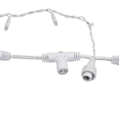 Гирлянда светодиодная "Светодиодный Дождь" 2х3м 448LED тепл. бел. 70Вт 230В IP65 эффект мерцания провод прозр. (нужен шнур питан