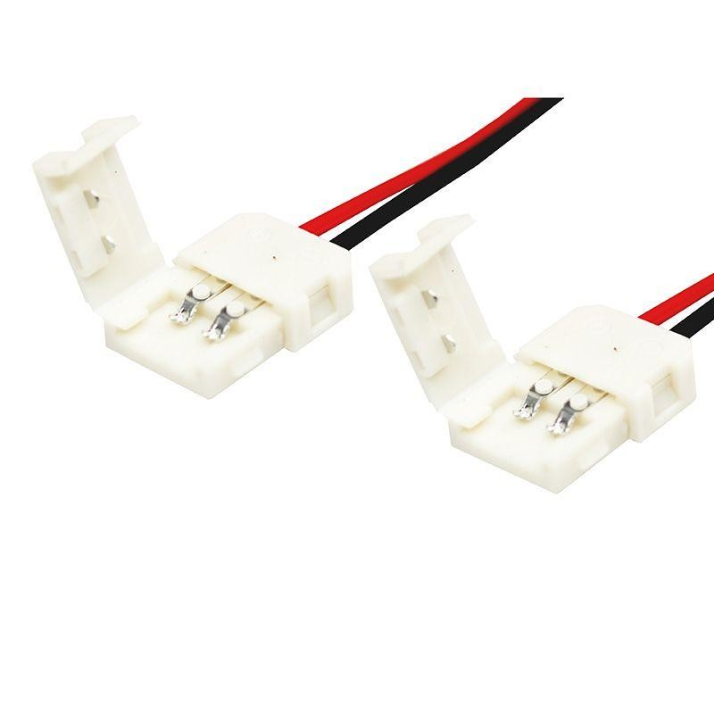 Коннектор соединительный (2 разъема) для одноцвет. LED лент 8мм SMD3528 8х150мм IP20 Lamper 144-013