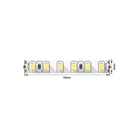 Лента светодиодная стандарт 2835 120LED/м 9.6Вт/м нейтр. бел. 24В IP20 со скотчем 3М (уп.5м) SWG Standard 00-00009241