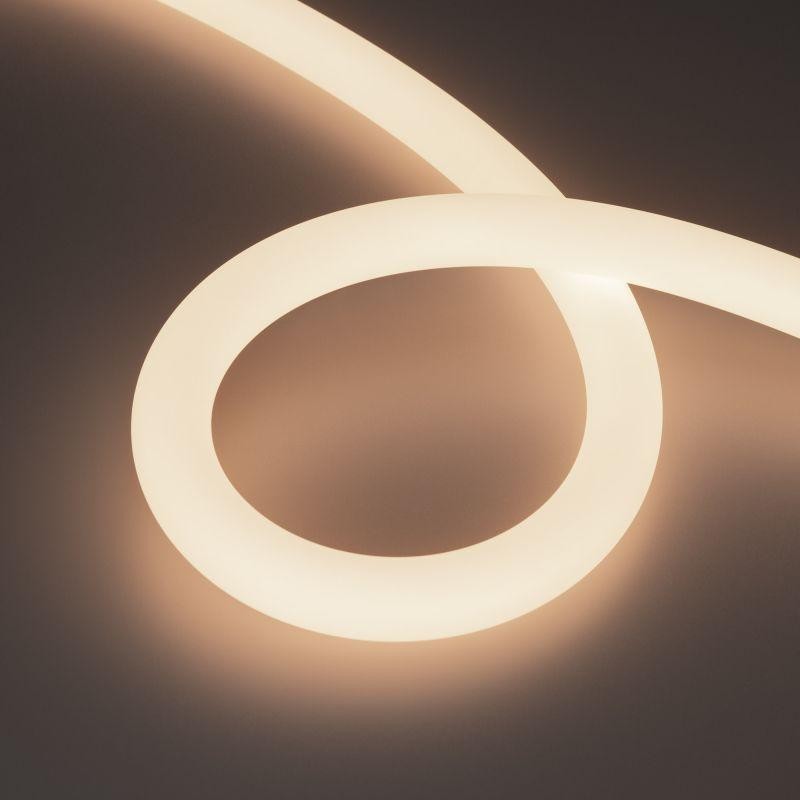 Лента герметичная MOONLIGHT-TOP-M768-D25mm 24В White-MIX 360deg (14.4Вт/м IP65 2216 wire x1) (прямой вывод кабеля) (уп.5м) Arlig