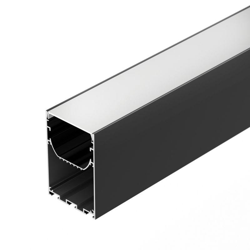 Профиль LINE-S-5075-3000 BLACK алюминий L3000 Arlight 041849 Профиль LINE-S-5075-3000 BLACK алюминий L3000 Arlight 041849