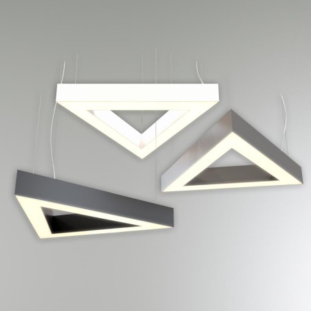 Светильник светодиодный RVE-LBX-HOLE-TRIO-800-P 56Вт 4000К 800х693х100мм подвесной шир. рассеив.-80мм бел. RVElektro RVE00000399