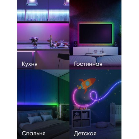 Лента светодиодная LS5050-7.2-30-12-RGB-IP20-2year-5m KU-5050AD-30D-RGB разноцвет. (уп.5м) Эра Б0044120