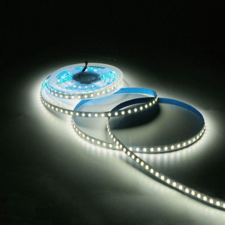 Лента светодиодная Basic 2835/120-SMD 14.4Вт/м 3000К тепл. бел. IP20 1400лм/м 12В 8мм драйвер (уп.5м) GAUSS BT085