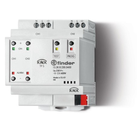 Диммер электронный 400Вт 230В 2 канала KNX AC FINDER 152K82300400