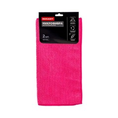Салфетка из микрофибры автомобильная 30х30см 250 гр/кв.м (уп.2шт) Rexant 80-0802