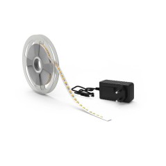 Лента светодиодная Basic 2835/120-SMD 12Вт 4000К нейтр. бел. IP65 1200лм/м 12В 8мм драйвер (уп.5м) GAUSS BT071