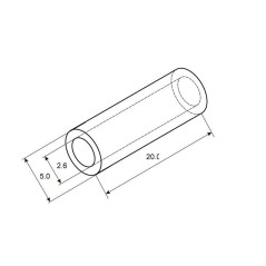 Гильза кабельная ГМЛ 2.5 REXANT 07-5351