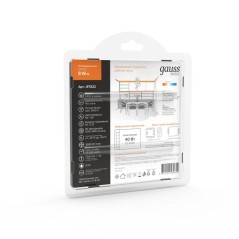 Лента светодиодная Basic 5050/60-SMD 8Вт/м 3000К тепл. бел. IP20 900лм/м 12В 10мм (уп.3м) GAUSS BT022