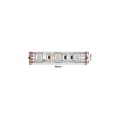 Лента светодиодная стандарт 5050 60LED/м 14.4Вт/м RGB 12В IP66 со скотчем 3М (уп.5м) SWG Standard 00-00014784